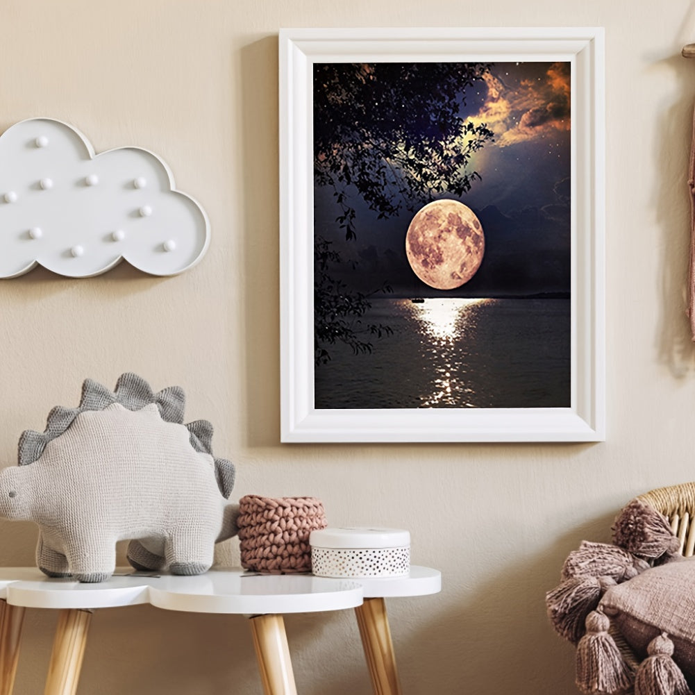 Moon Lake Cross Stitch Kit Wall Artwork
