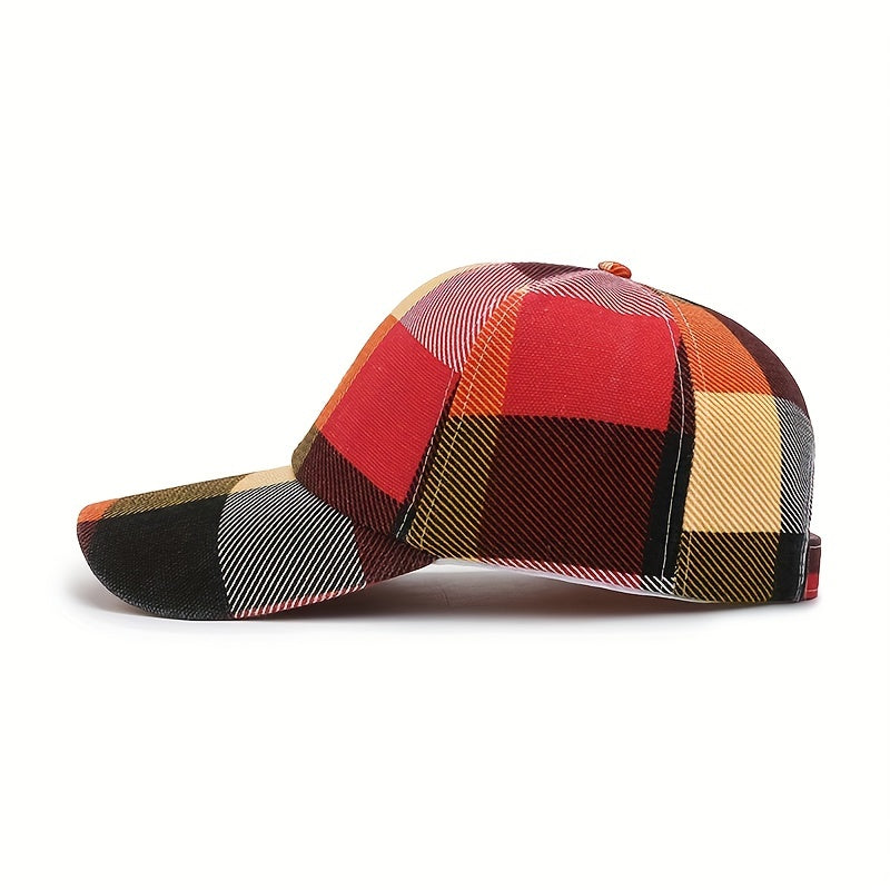 Stylish Block Baseball Cap Hip Hop Casual Golf Dad Hats Adjustable Sun Hats