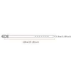 Men's Leather Belt Business Waist Belt Pant Clothing Accessories