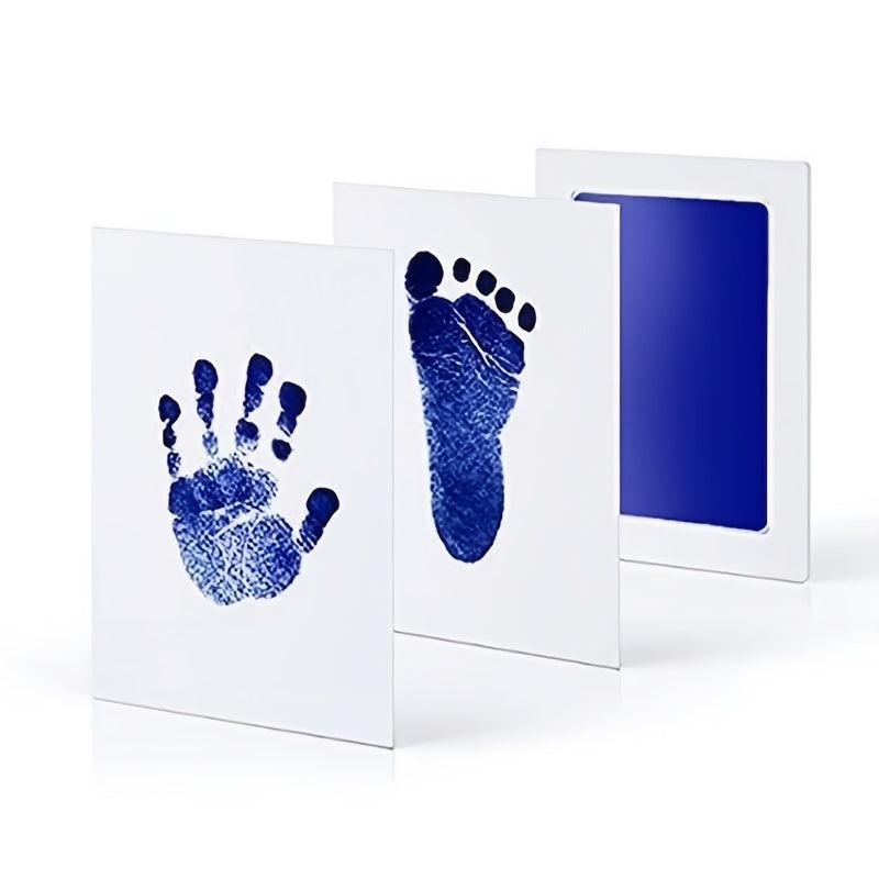 DIY Hand And Footprint Kit Ink Pads Photo Frame for Toddlers Souvenir