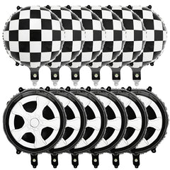12pcs Race Car Birthday Party Supplies Balloons Set