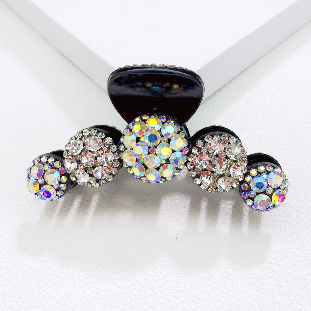 Crystal Hair Claw Vintage Shark Claw Jewelry Ponytail Holder