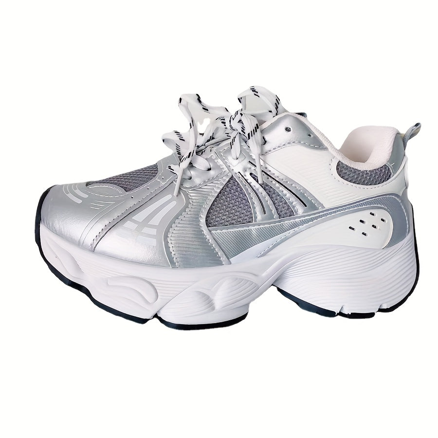 Thick Bottom Chunky Sneakers Breathable Sport Shoes