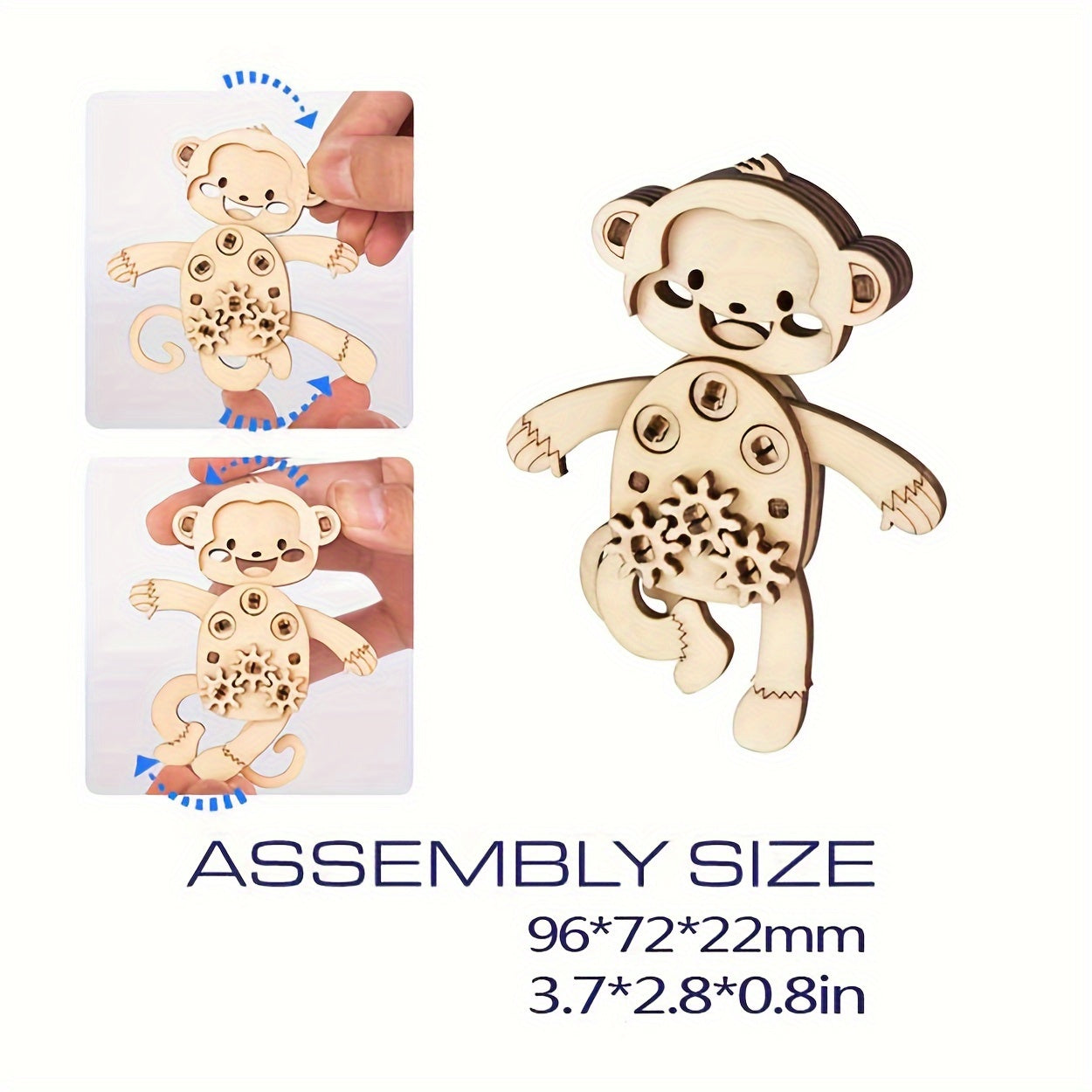 Adult 3D Wooden Animal Puzzles - Educational STEM Craft
