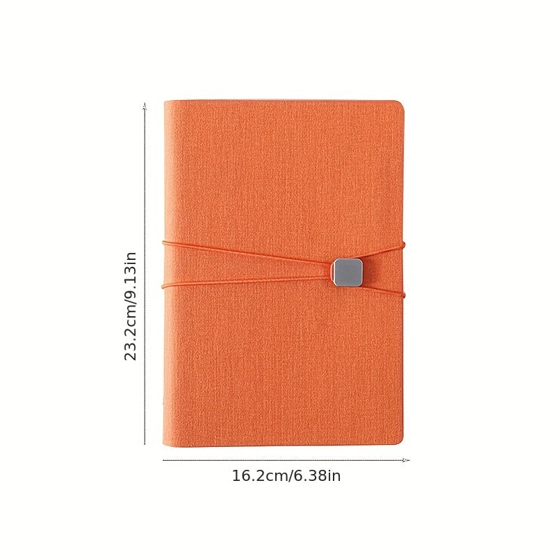 Portable PU Cover Notepad 200 Pages Multiple Colors