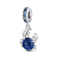 Summer Beach Ocean Pendant Marine Life Charm Bead Crab Shell