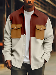Ethnic Style Men's Long Sleeve Shirt Jacket For Autumn