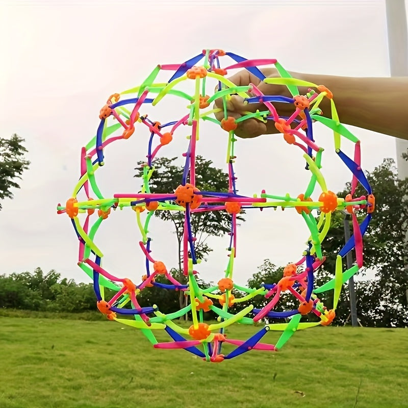 Expandable Ball Sphere Anxiety Relief Sensory Rainbow Yoga ADHD Fidget