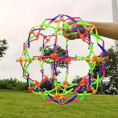 Expandable Ball Sphere Anxiety Relief Sensory Rainbow Yoga ADHD Fidget