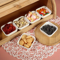 12 Pcs Ceramic Dip Bowls Set 3 Oz Condiments Server Dishes Mini Bowls