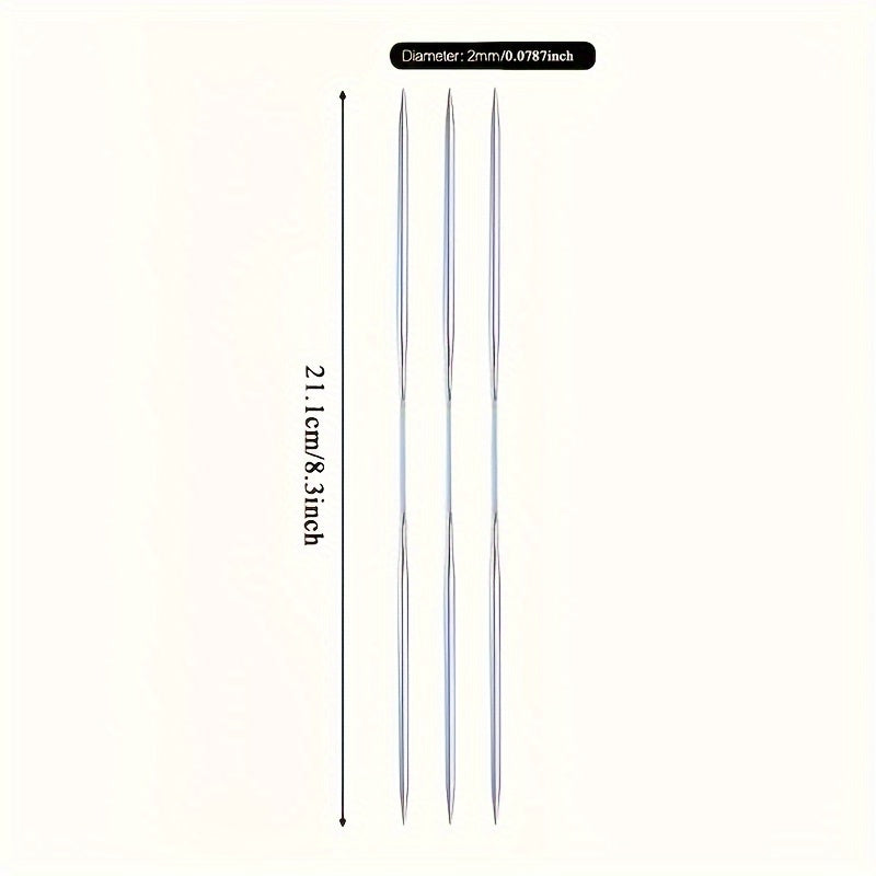 3pcs Crochet Hook Needle Set for Beginners and Experienced Knitters