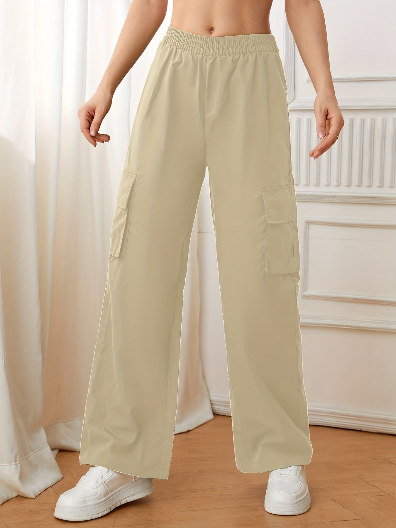 Cargo Pants Casual High Waist Pants Women's Clothing