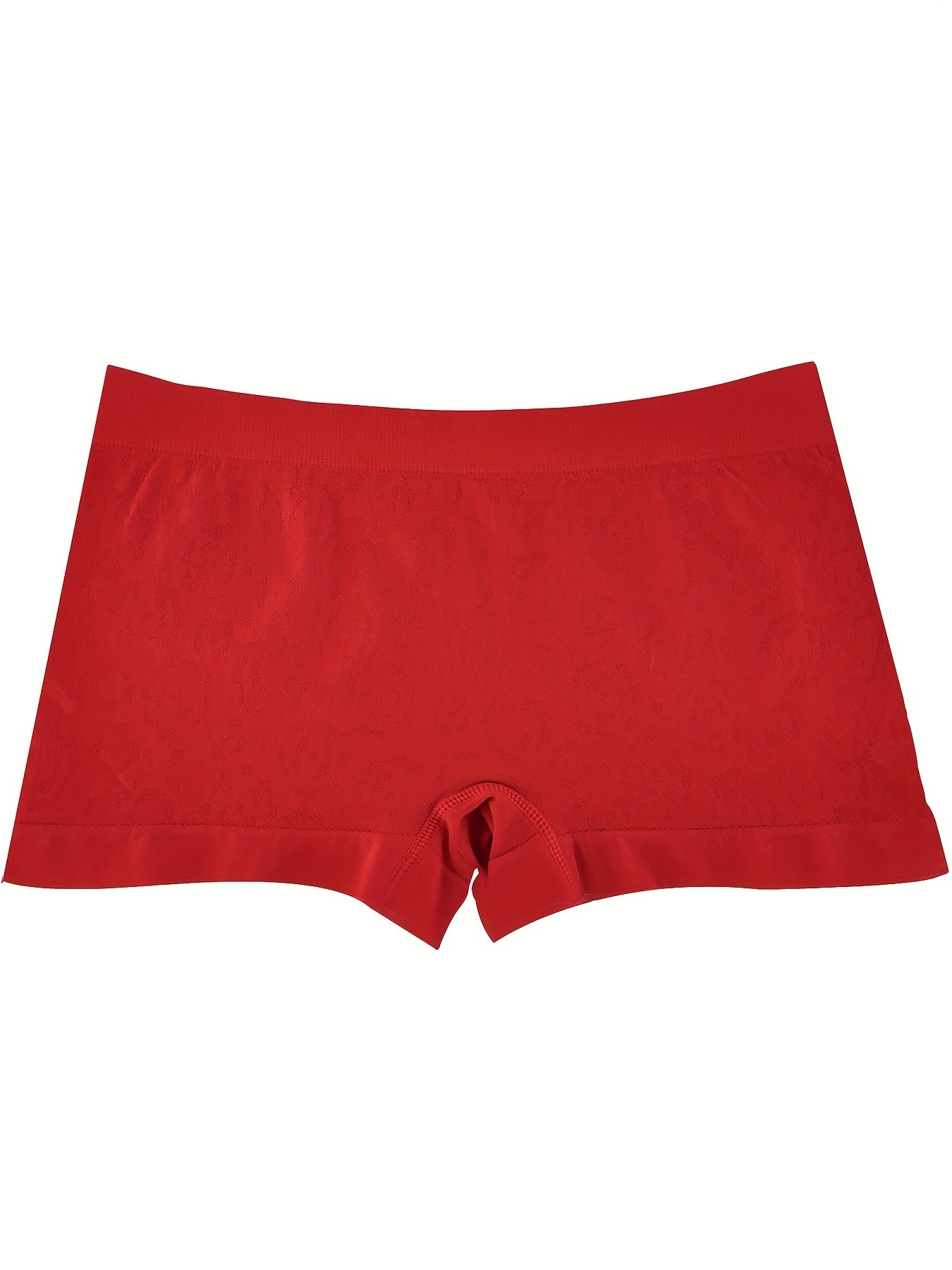 6pcs Jacquard Boyshort Panties Soft & Comfortable Seamless Panties