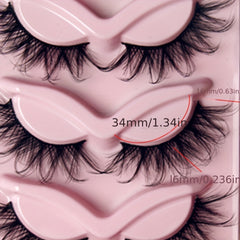 5 Pairs Charming False Eyelashes for Eye Makeup