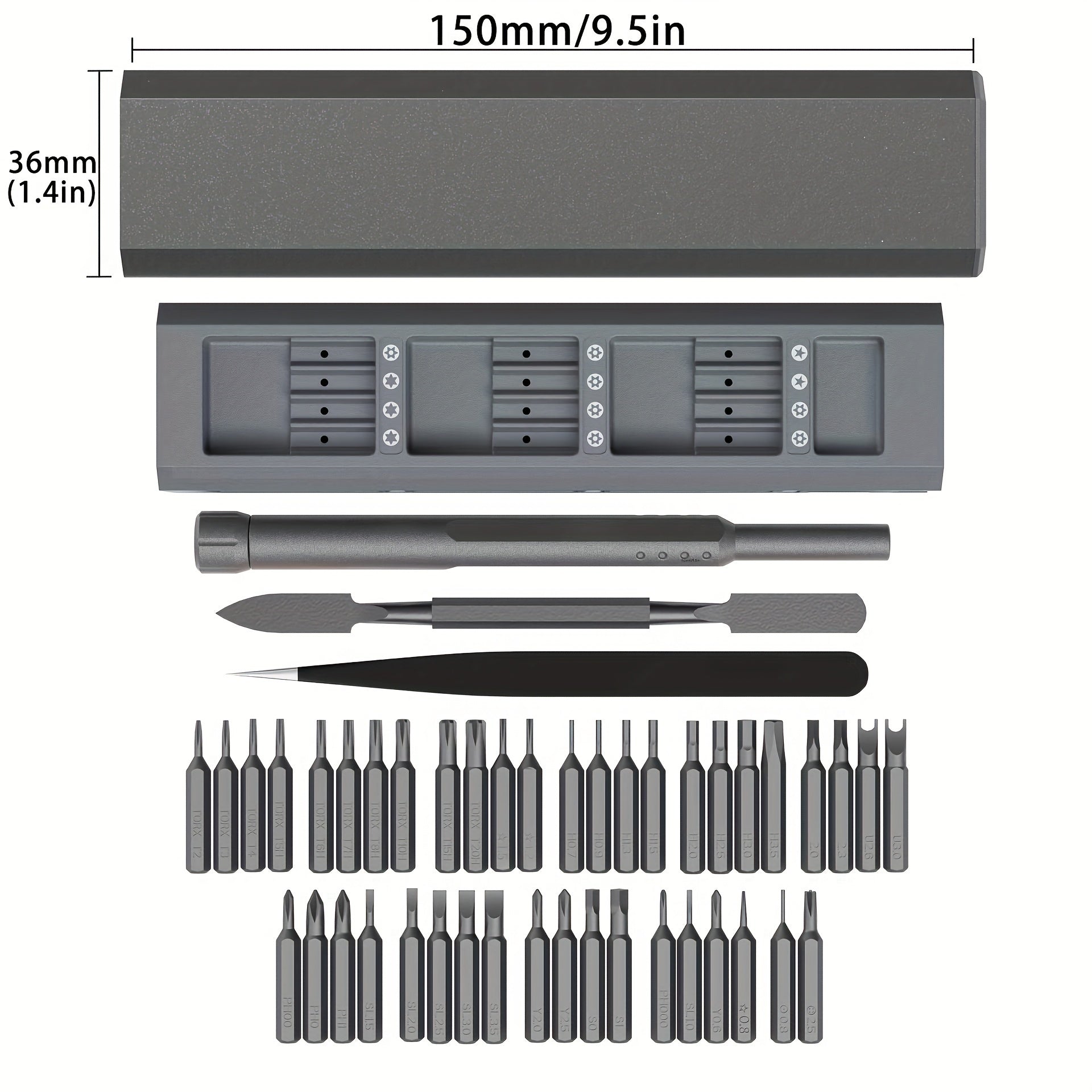 44 in 1 Magnetic Screwdriver Set for Phone Watch Repair