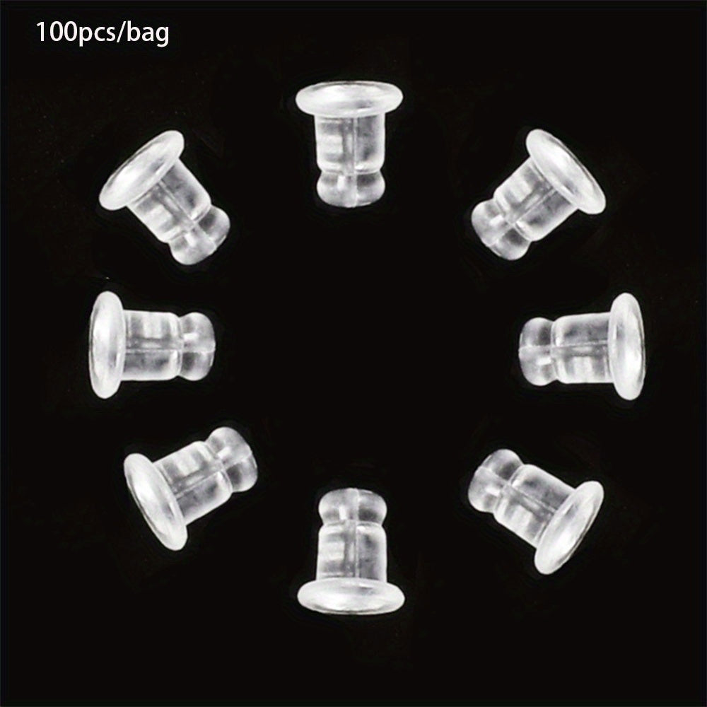 100pcs Resin Bullet Ear Plugs DIY Accessories