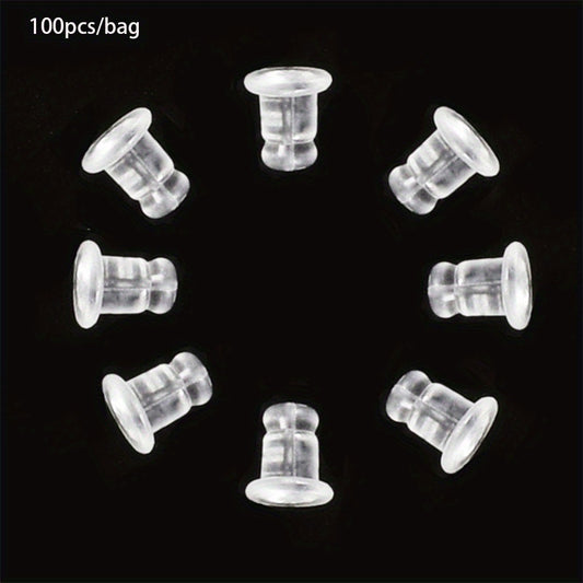 100pcs Resin Bullet Ear Plugs DIY Accessories