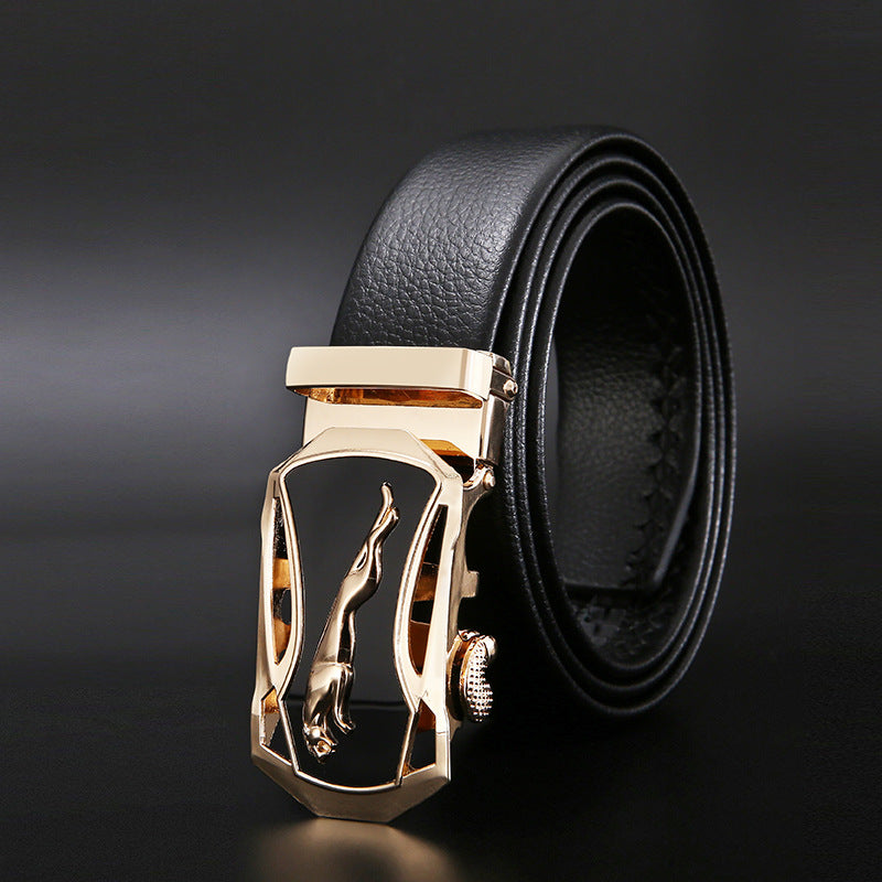 Men's Business Automatic Buckle Belt