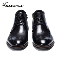 FARVARWO Men's Leather Chukka Boots