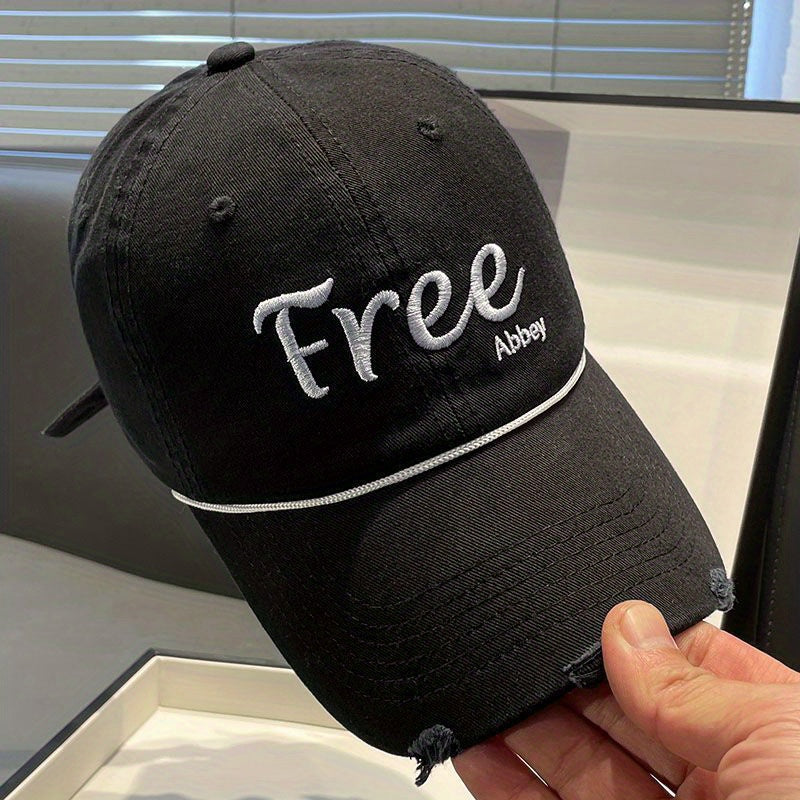 Letter Embroidery Baseball Cap Men's Summer Baseball Cap