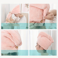 Microfiber Hair Towel for Women Quick Drying Turban Wrap
