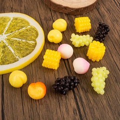 10pcs Dollhouse Grape String Colorful Fruit Ornaments Photography Props