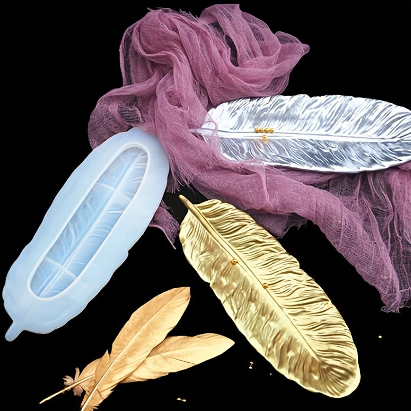Feather Resin Tray Mold for Epoxy Resin DIY Crafts