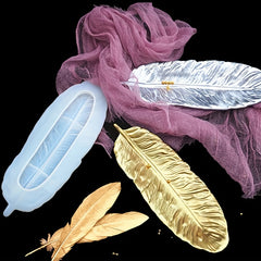Feather Resin Tray Mold for Epoxy Resin DIY Crafts