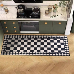 Modern Kitchen Floor Mat Absorbent Non-slip Runner Mat for Living Room
