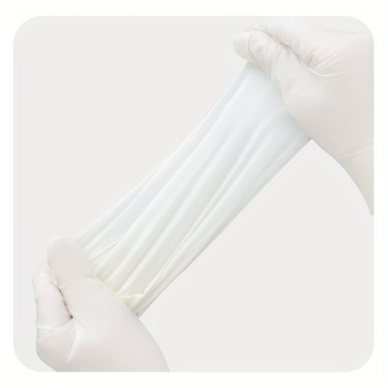 Disposable Rubber Gloves Elastic Thickened Powder Food Gloves