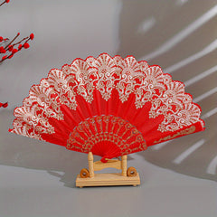 Antique Folding Fan 17 78 Cm For Women Girls Men