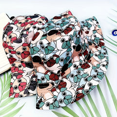 Kids Puppy Doodle Bucket Hat Double Sided Foldable Sun Hat