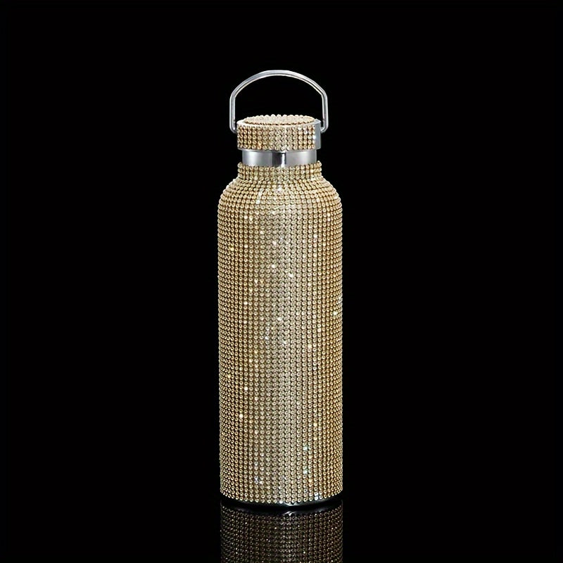 500ml Studded Vacuum Flask Insulated Water Bottle Travel Cup Hot Cold Beverages