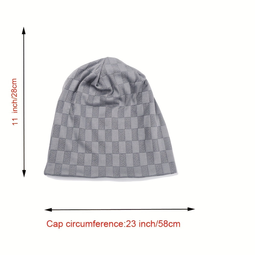 Unisex Stacking Hat Big Head Circumference Pullover Hat