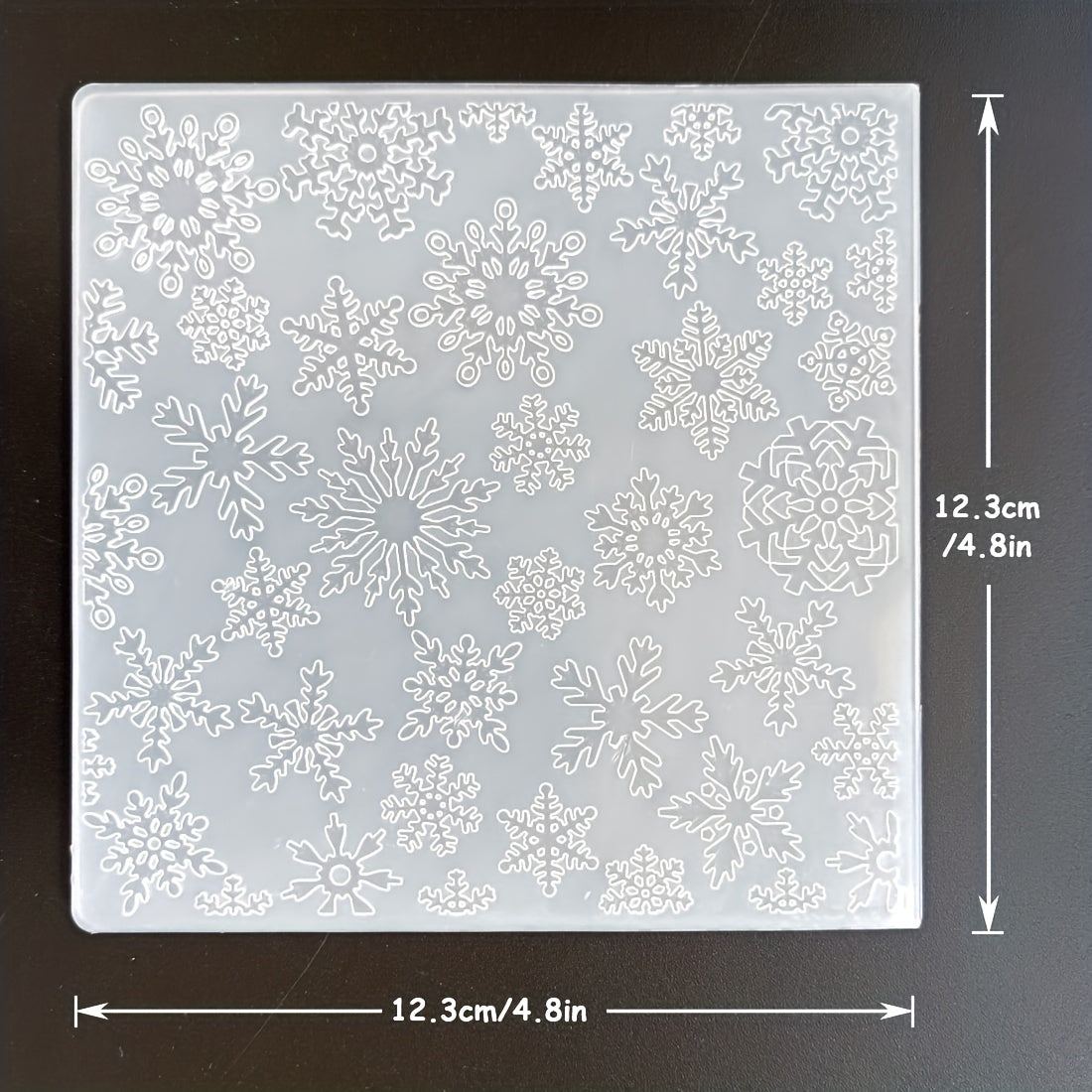 Snowflake Embossed Folder Plastic Embossing for Card Making Scrapbook Craft