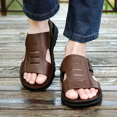Men's Open Toe Rubber Sole Outdoor Casual Sandals