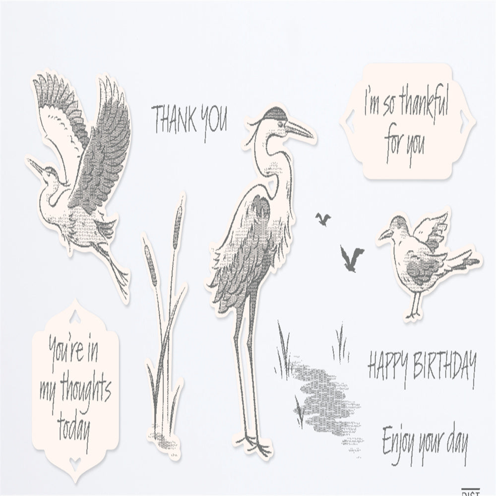 Bird Metal Cutting Dies and Stamps for Scrapbook Designs
