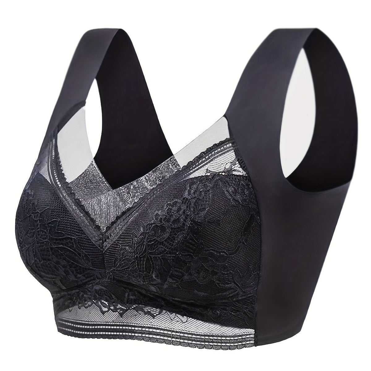 Wireless Lace Full Coverage Bra