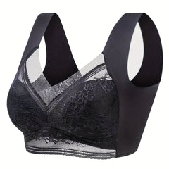 Wireless Lace Full Coverage Bra