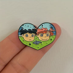 Goldfish Enamel Lapel Pins For Backpack Clothes Jewelry