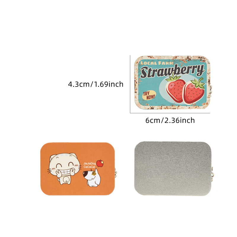 Portable Candy Box with Key Lock Pill Jewelry Storage