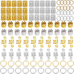 110pcs Dreadlock Jewelry Hair Beads Hair Cuffs Hair Coils Hair Braid
