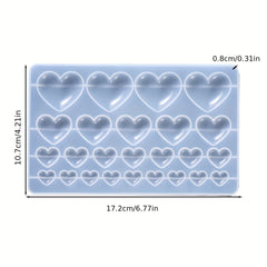Love Shape Silicone Mold for Jewelry Making