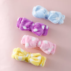 Women's Makeup Headband Soft Bow Hair Band