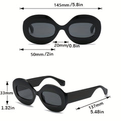 Wrap Around Sunglasses For Women Men Wide Temple Glasses UV Blocking