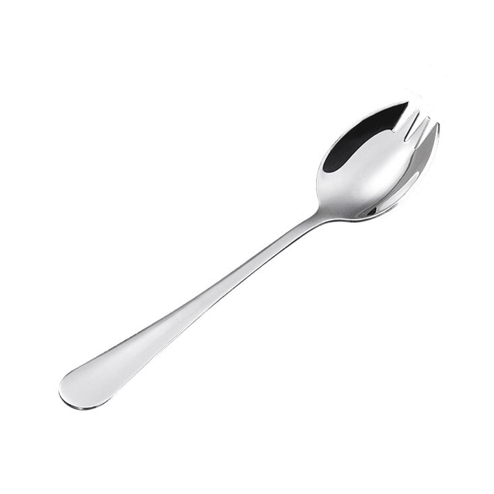 4PCS Stainless Steel Spork Salad Spoon Fork Honey Dessert Ice Cream Scoop Fork