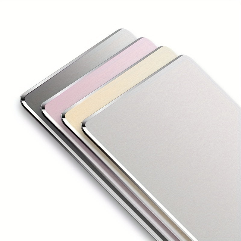 Pure Aluminum Metal Mouse Pad Waterproof Non-slip Office Pad