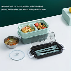 Large Capacity Stainless Steel Insulated Lunch Box for Teens & Workers