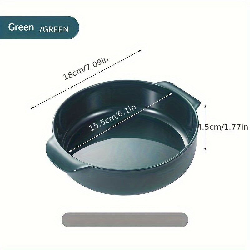 Double Ear Noodle Bowl Reusable Non Slip Food Container Microwave Heating Bowl