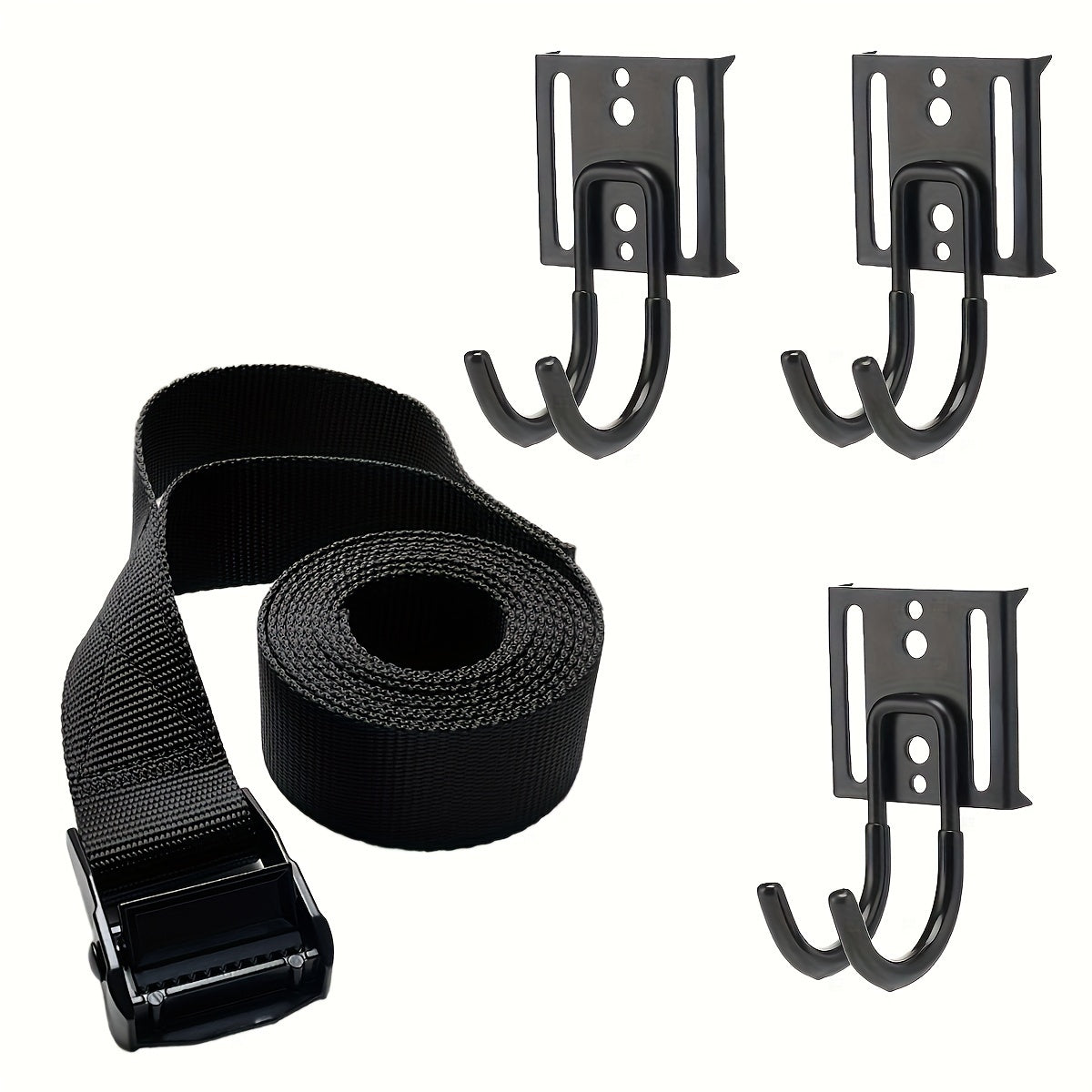 Tree Stand Strap Gear Hangers With 3 Metal Hooks Saddle Platform